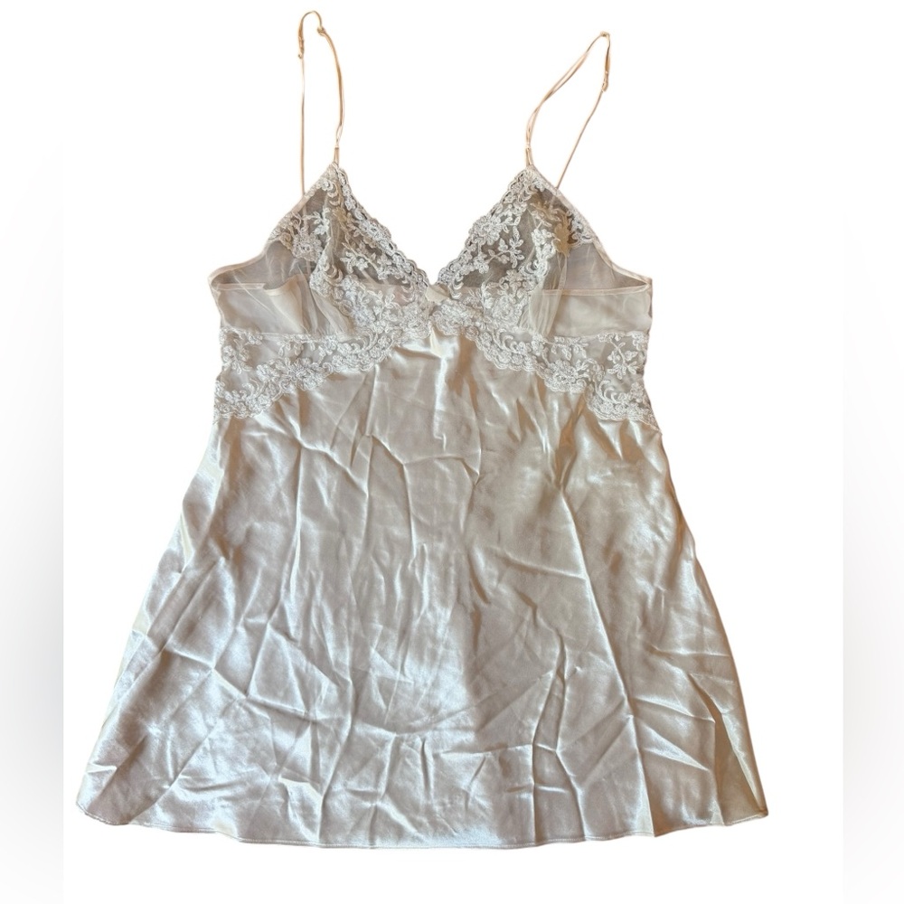 Belle Nuit Y2K Plus Pink Sheer Embroidered Floral Lace Lingerie Mini Slip Dress